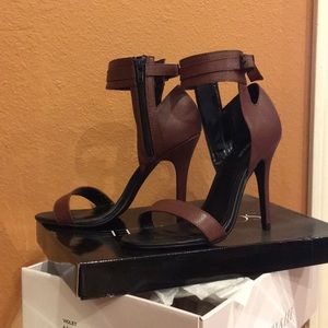 Chocolate brown Sophia & Lee stilettos